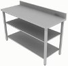 Escaparates inox Equipados com Prateleiras Prof: 500 / 600 / 700